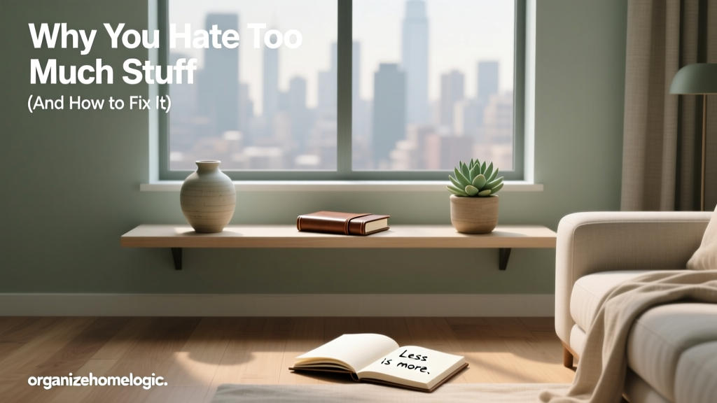 Why You Hate Too Much Stuff (And How to Fix It)