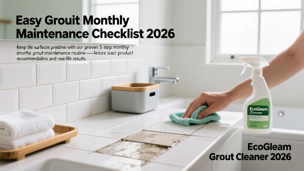 Easy Grout Monthly Maintenance Checklist 2026