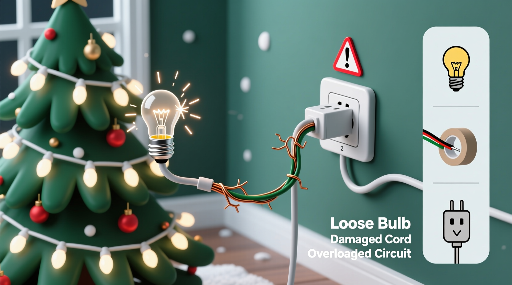 why do my christmas tree lights keep flickering common electrical issues and fixes