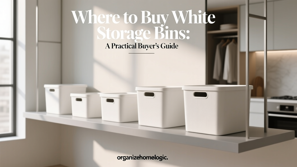 Where to Buy White Storage Bins: A Practical Buyer’s Guide