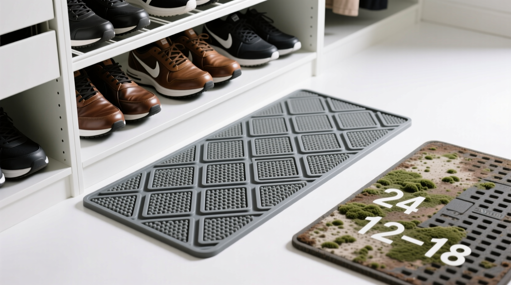 closet floor mats antimicrobial vs rubber