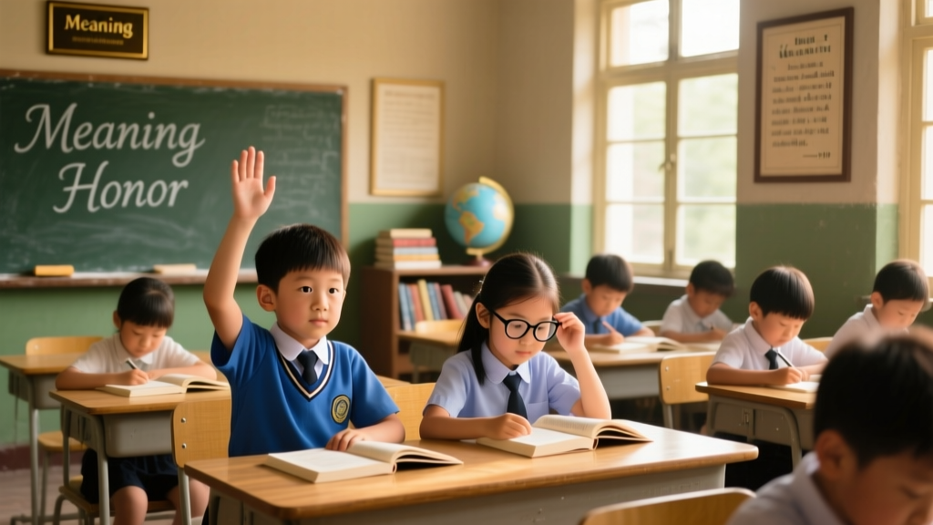 Meaning Honor: How Children Develop Moral Identity Through Everyday Acts of Respect and Integrity