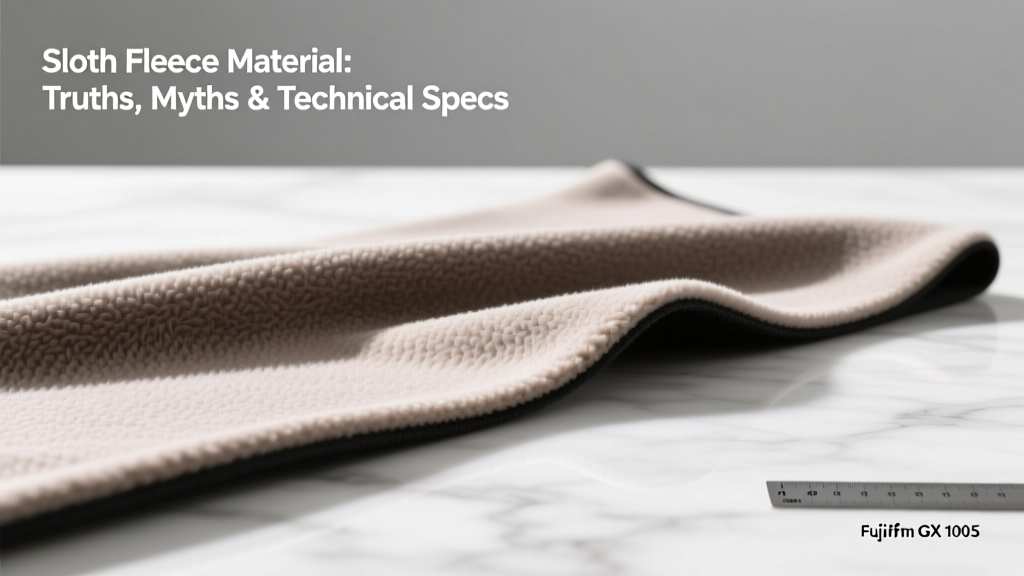 Sloth Fleece Material: Truths, Myths & Technical Specs