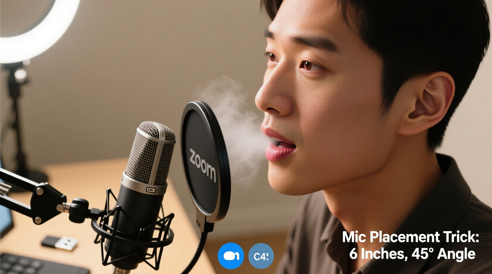 why does my voice sound nasally on zoom calls mic placement tricks that help