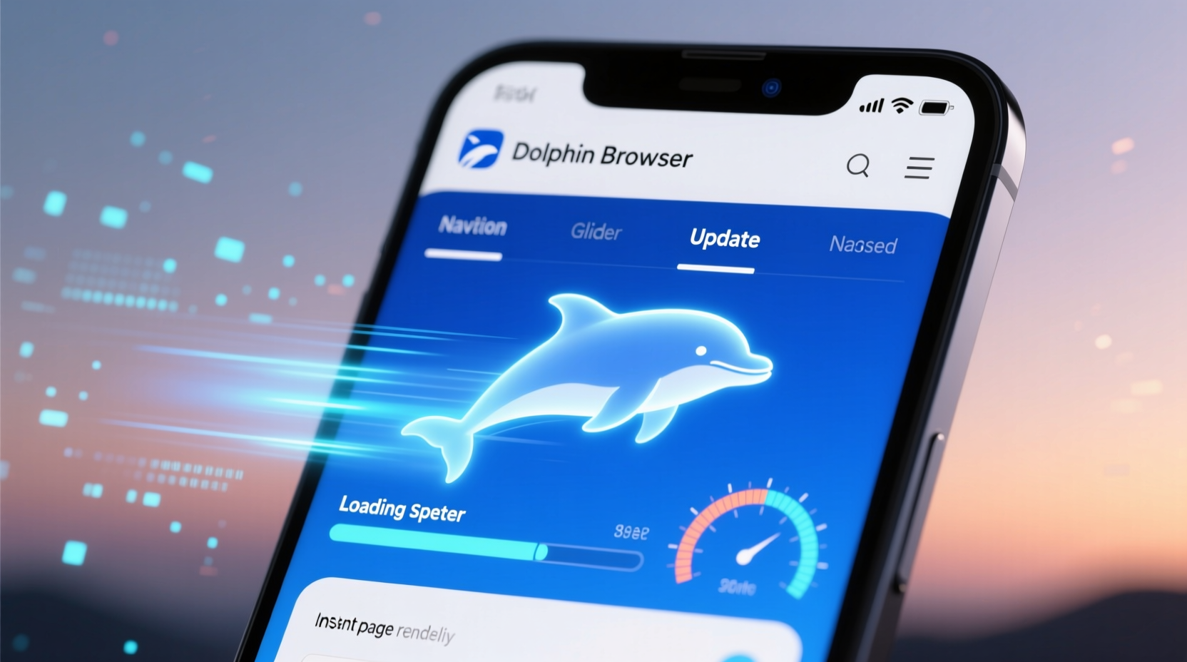 dolphin browser updates with a new interface is faster