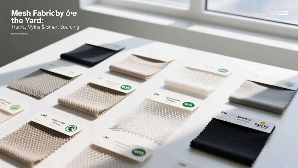 Mesh Fabric by the Yard: Truths, Myths & Smart Sourcing