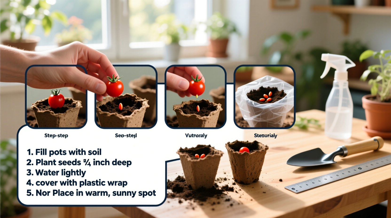 How to Plant Tomato Seeds Indoors: Complete Step-by-Step Guide