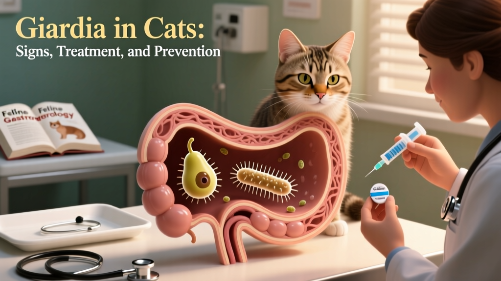 Giardia in Cats: Signs, Treatment, and Prevention