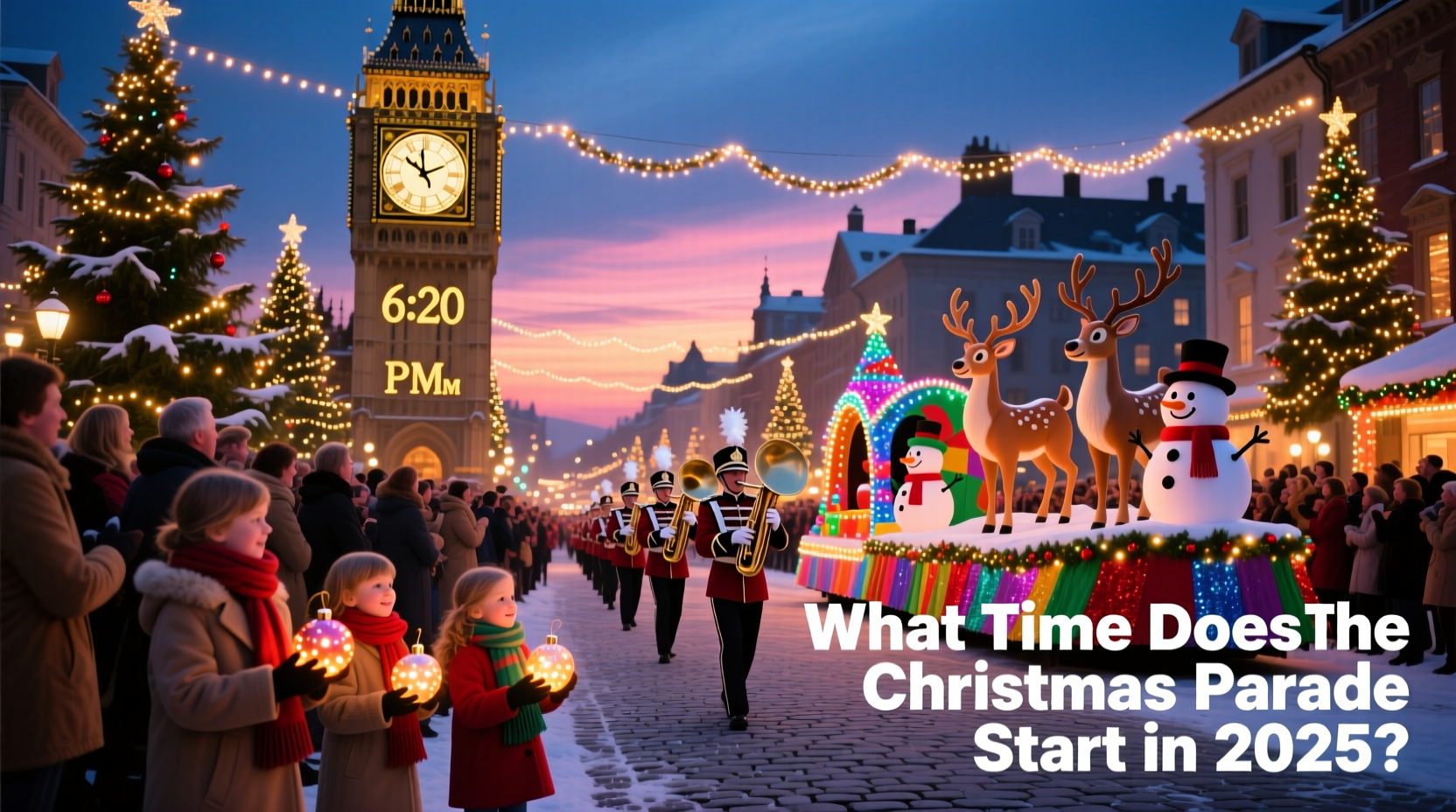 what time does christmas parade start