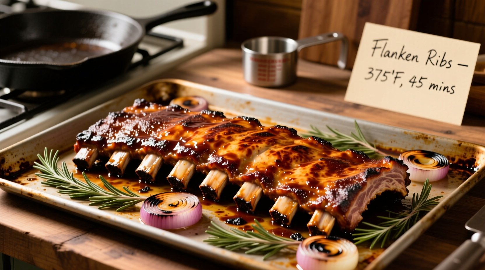 how to cook flanken style ribs in oven