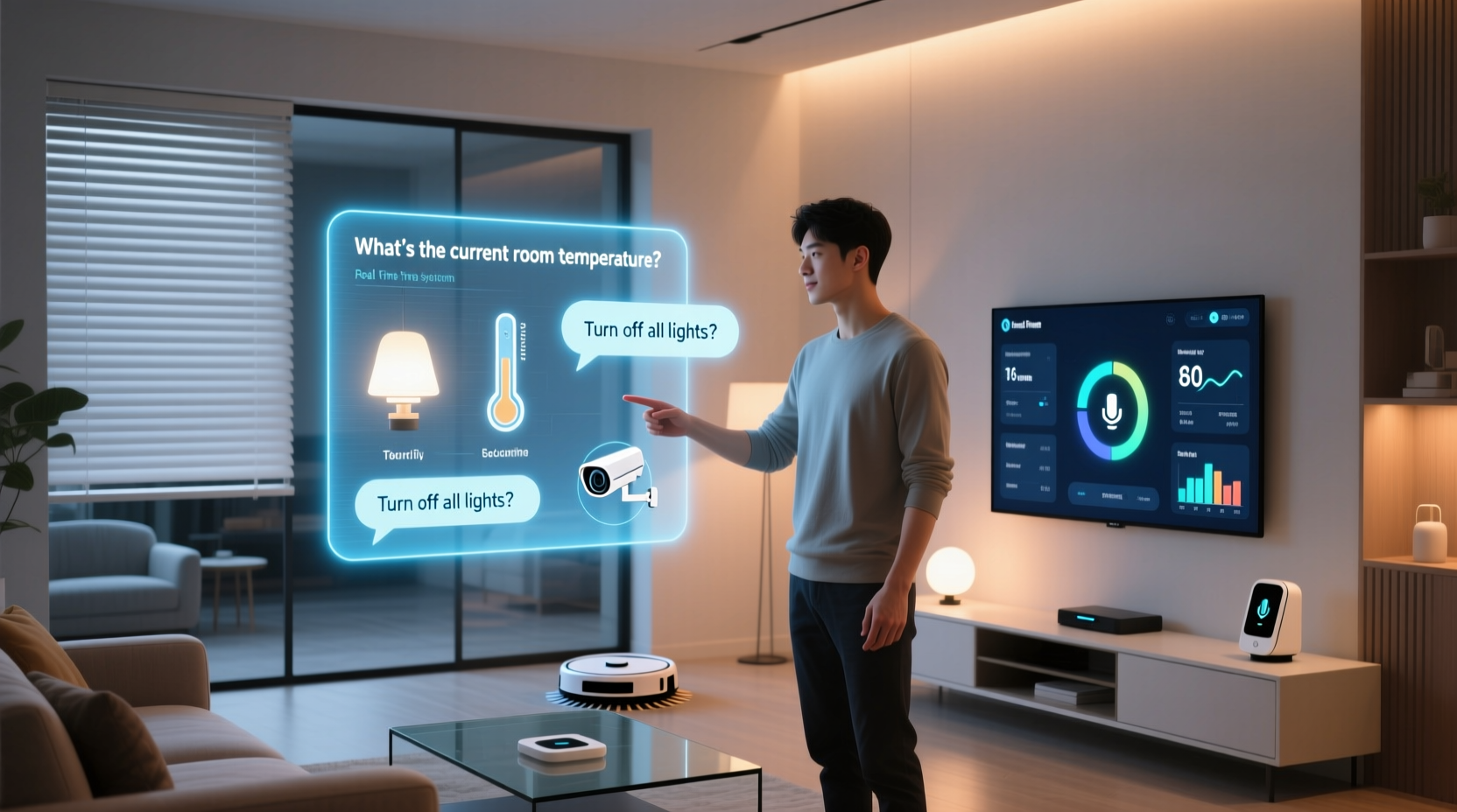 ask and answer questions about home automation