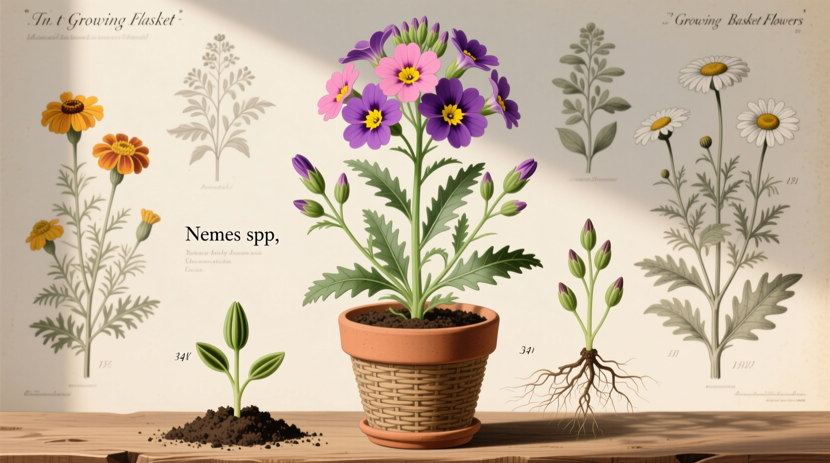 basket flower growing guide