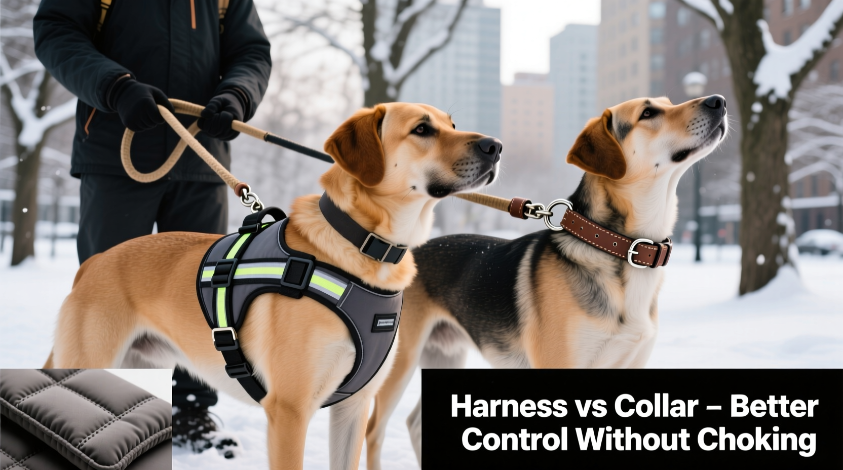 harness vs collar for pulling dogs which one gives you better control without choking