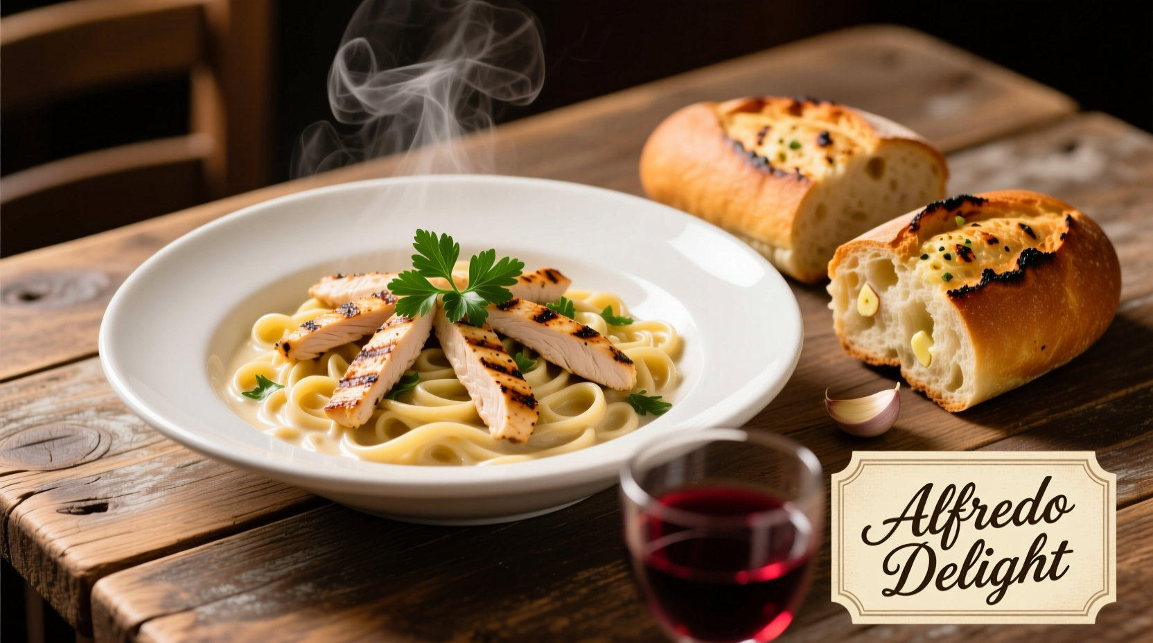 Perfect Chicken Alfredo and Garlic Bread Recipe Guide