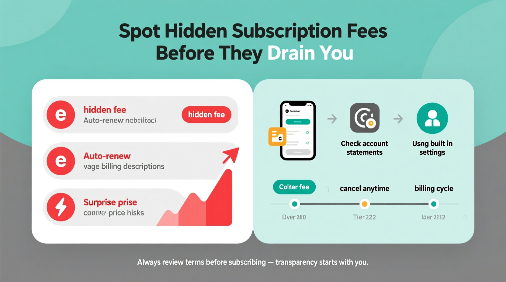 how to find hidden fees in subscription services draining your account