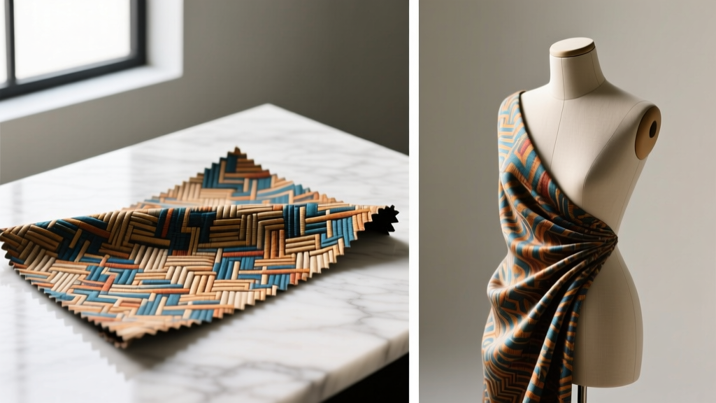 Printed Jacquard Fabric Guide: Weave + Print Explained