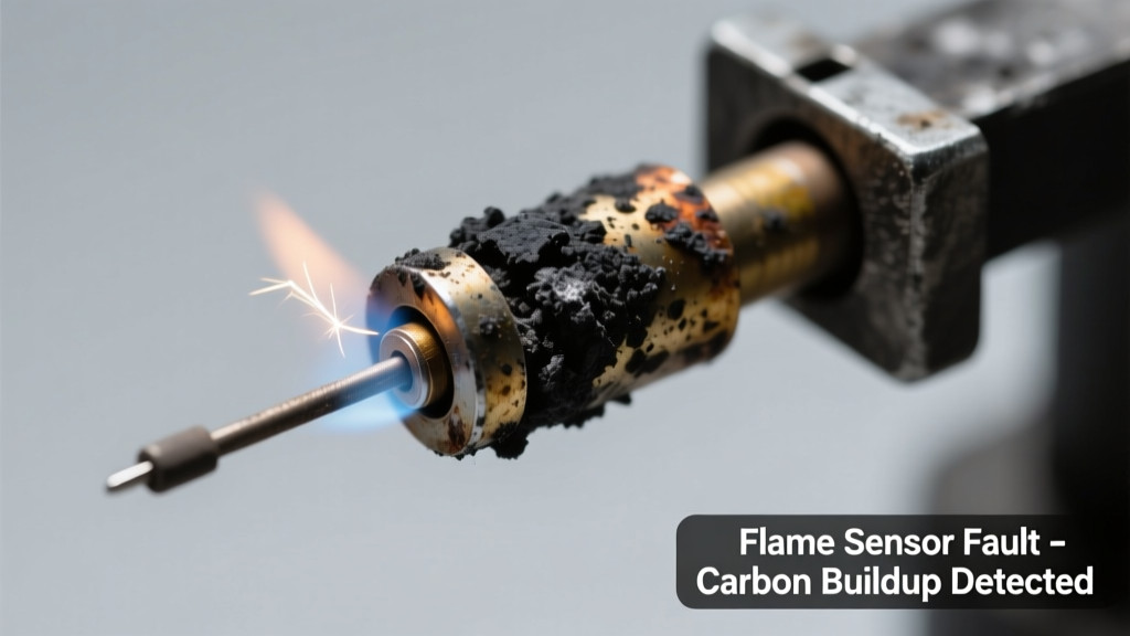 Dirty Furnace Flame Sensor Causing Clicking Sound