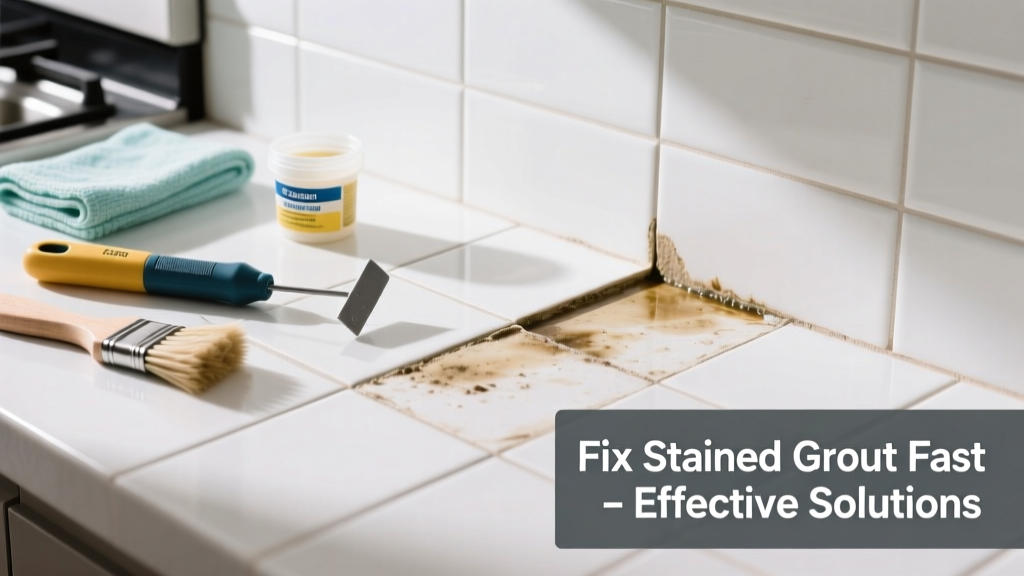 Fix Stained Kitchen Tile Grout: Fast, Effective Solutions