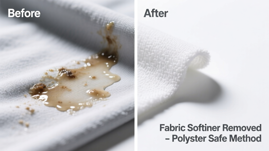 How to Remove Fabric Softener from Polyester Fabric