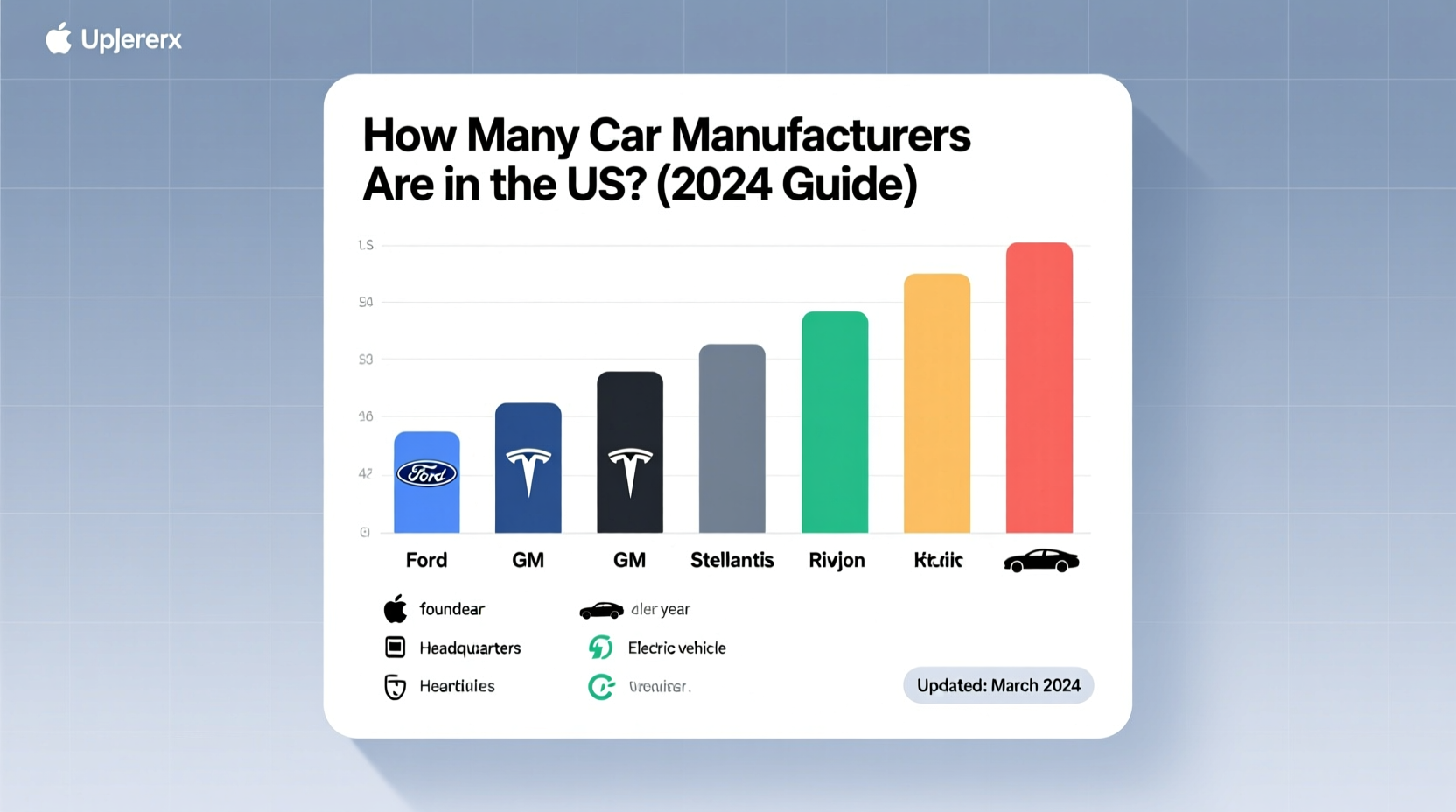 how many car manufacturers are there in the us