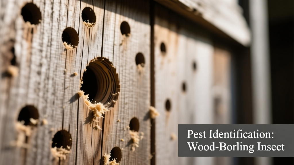 Holes in Wood: What Pest Is Causing Them?