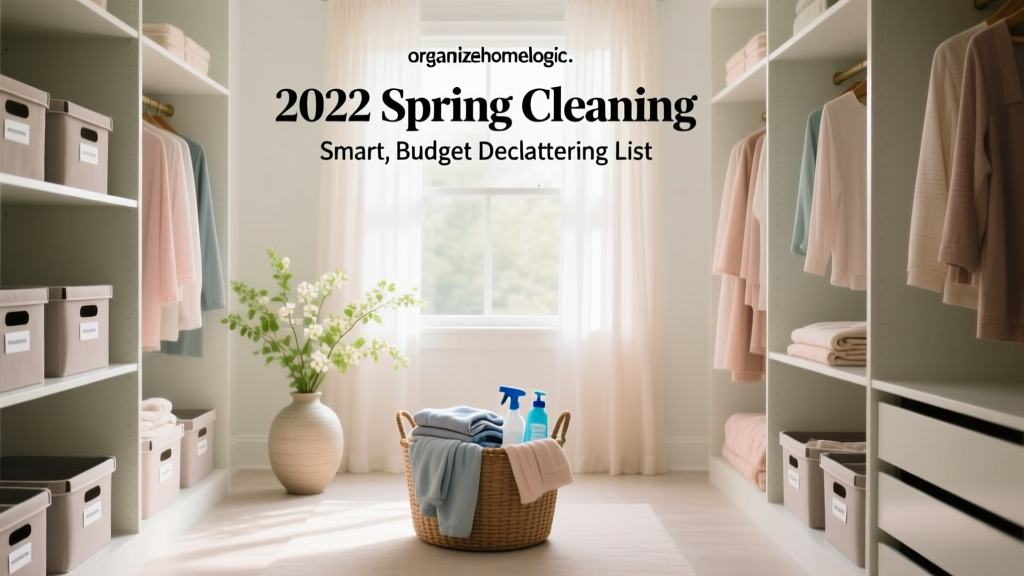 2022 Spring Cleaning: Smart, Budget Decluttering List