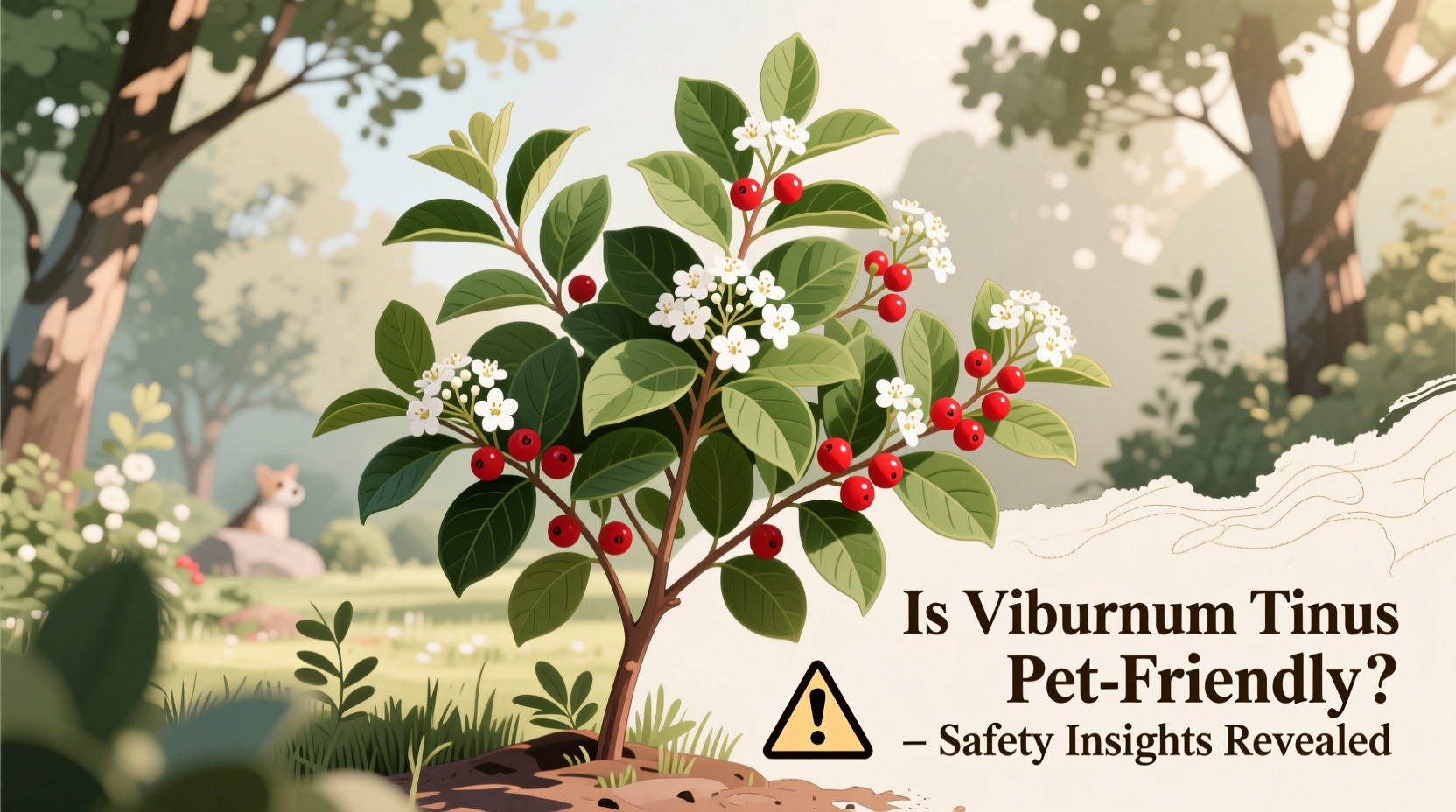 Is Viburnum Tinus Pet-Friendly? Safety Insights Revealed
