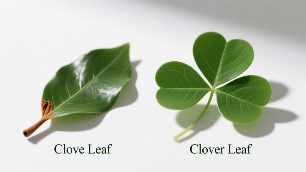 Clove Leaf vs Clover Leaf: Clearing the Confusion