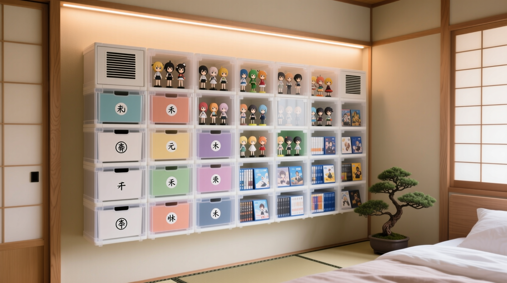 anime closet organization dust free fatigue resistant