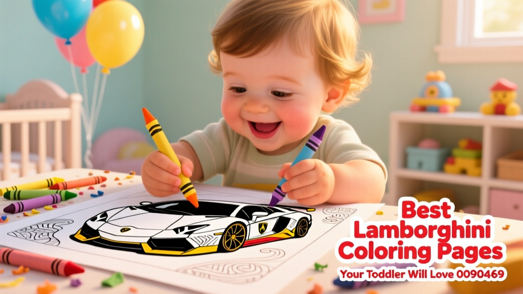 Best Lamborghini Coloring Pages Your Toddler Will Love: Developmentally Smart, Safety-First Designs for Ages 2–4