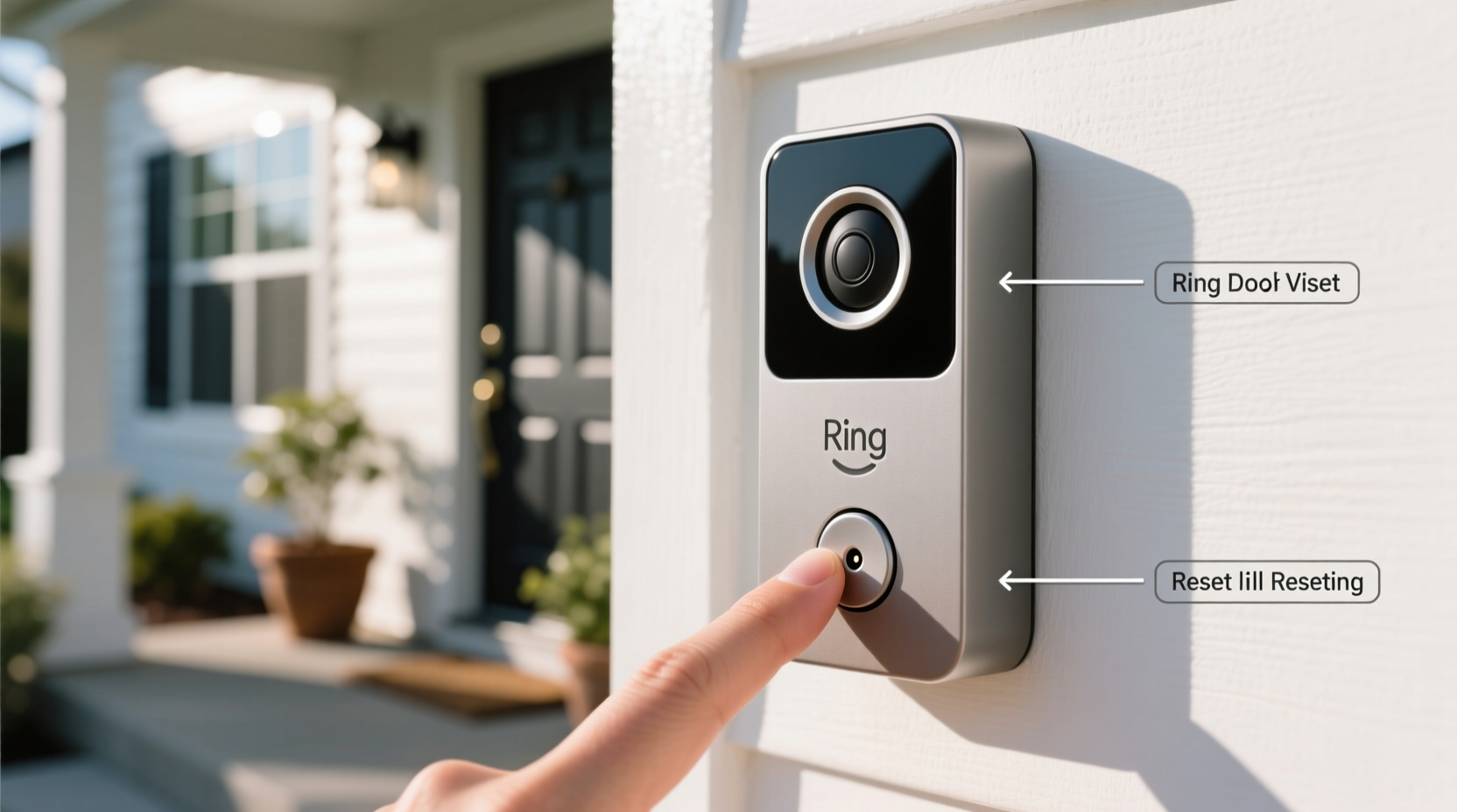 how to reset a ring doorbell