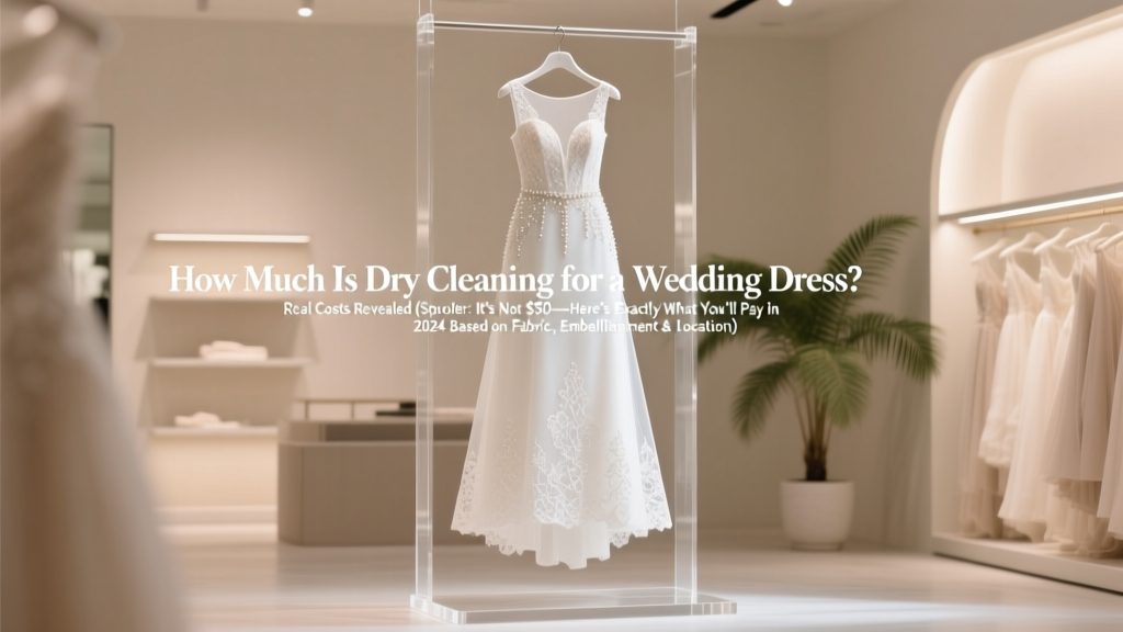 Wedding Dress Cleaning Cost: $185–$650+ (2026)
