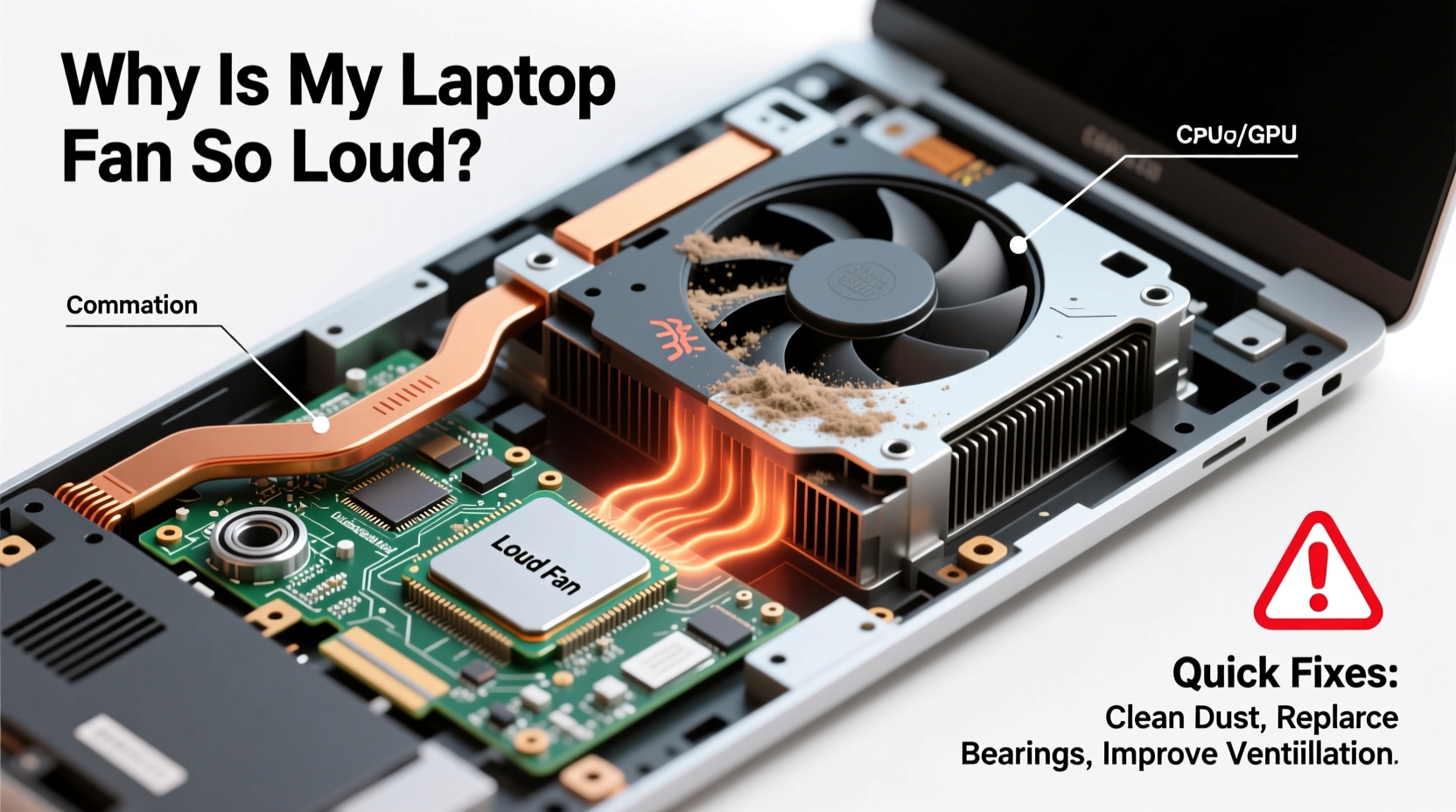 why does my laptop fan get so loud causes and quick fixes