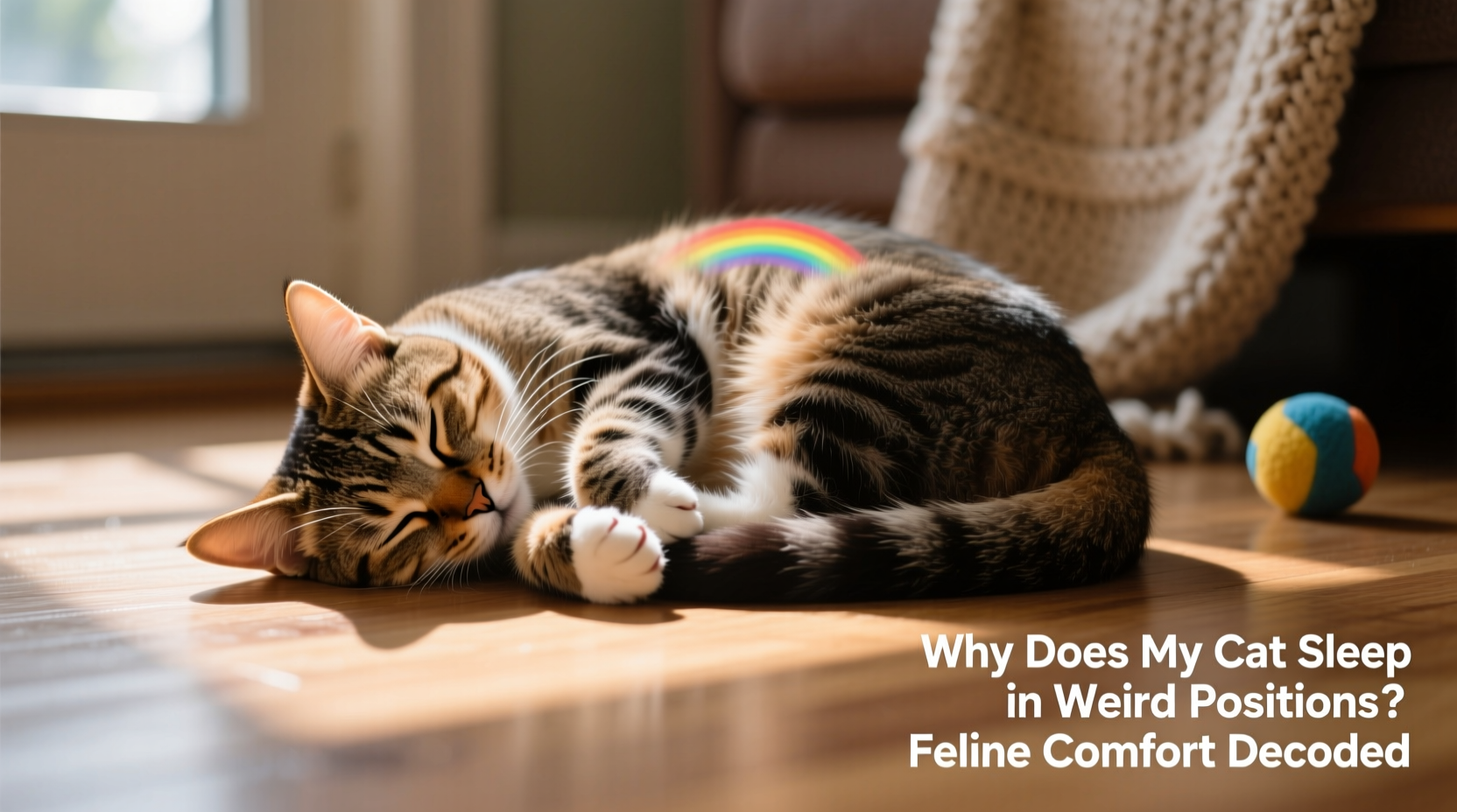 why does my cat sleep in weird positions feline comfort decoded