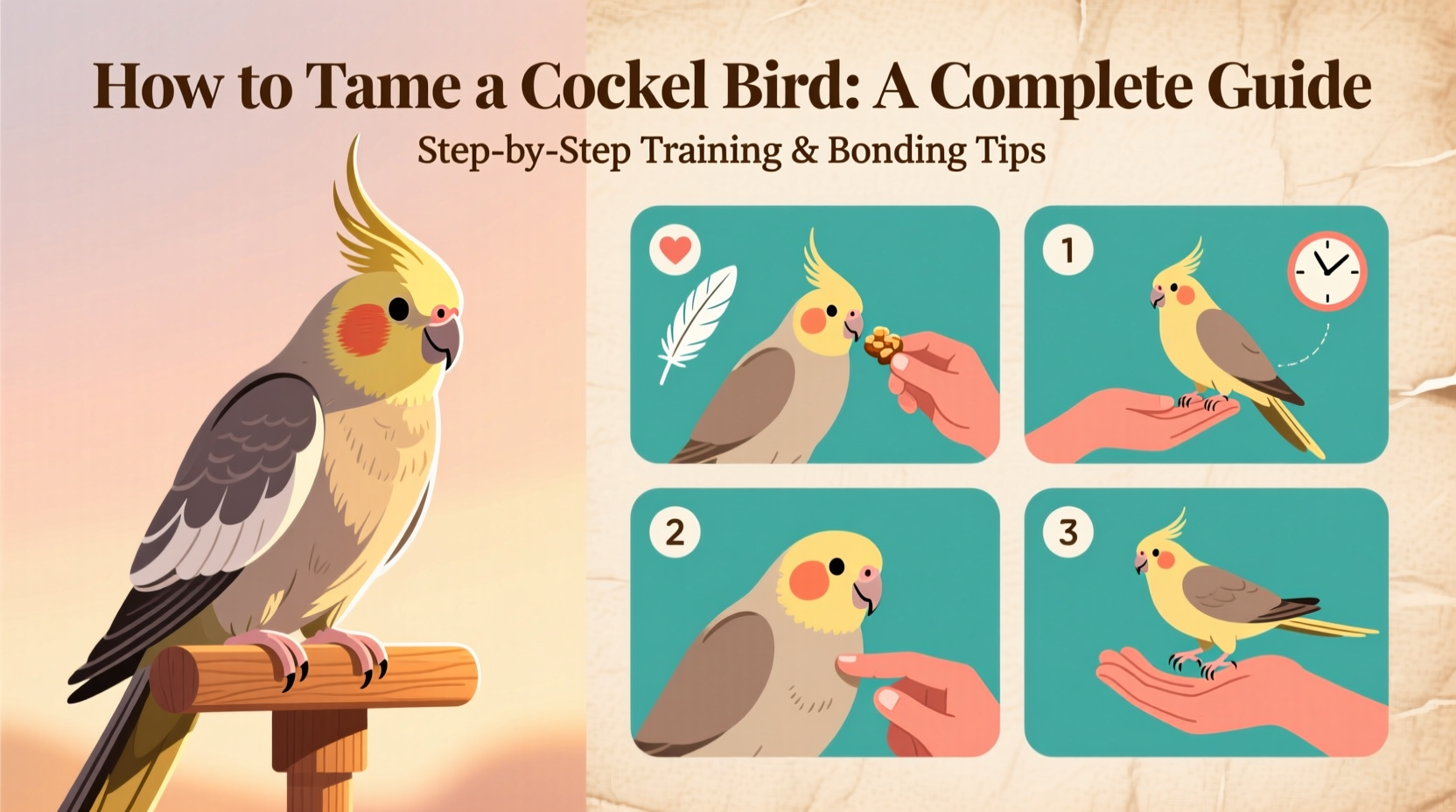 How to Tame a Cockatiel Bird: A Complete Guide