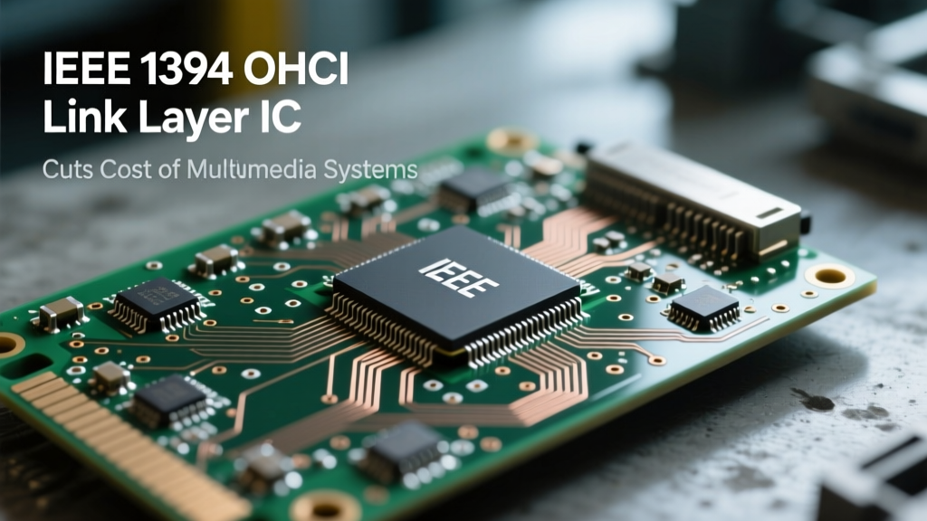 IEEE 1394 OHCI Link Layer IC Cuts Cost of Multimedia Systems: How Standardized Silicon Accelerated Consumer AV Integration