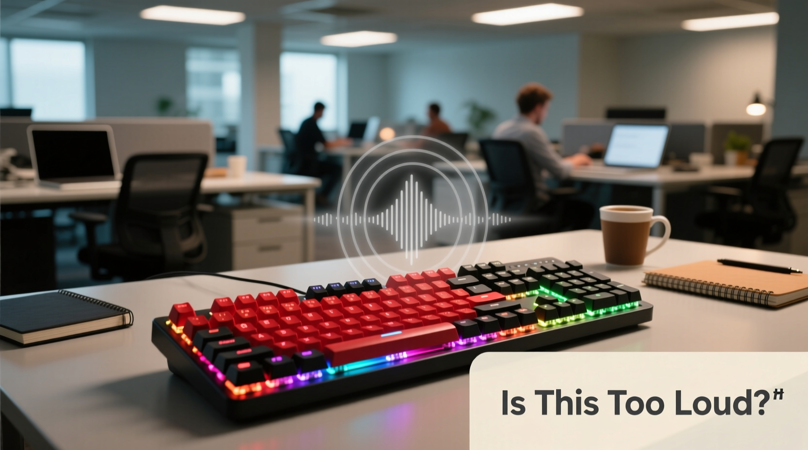 is a mechanical keyboard too loud for shared office spaces