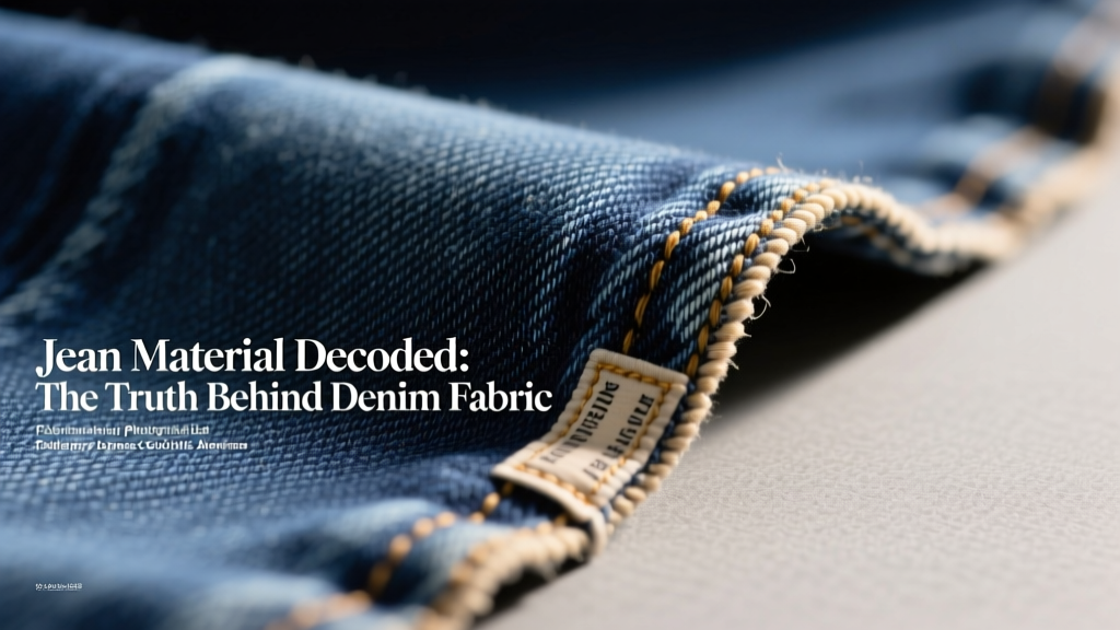 Jean Material Decoded: The Truth Behind Denim Fabric