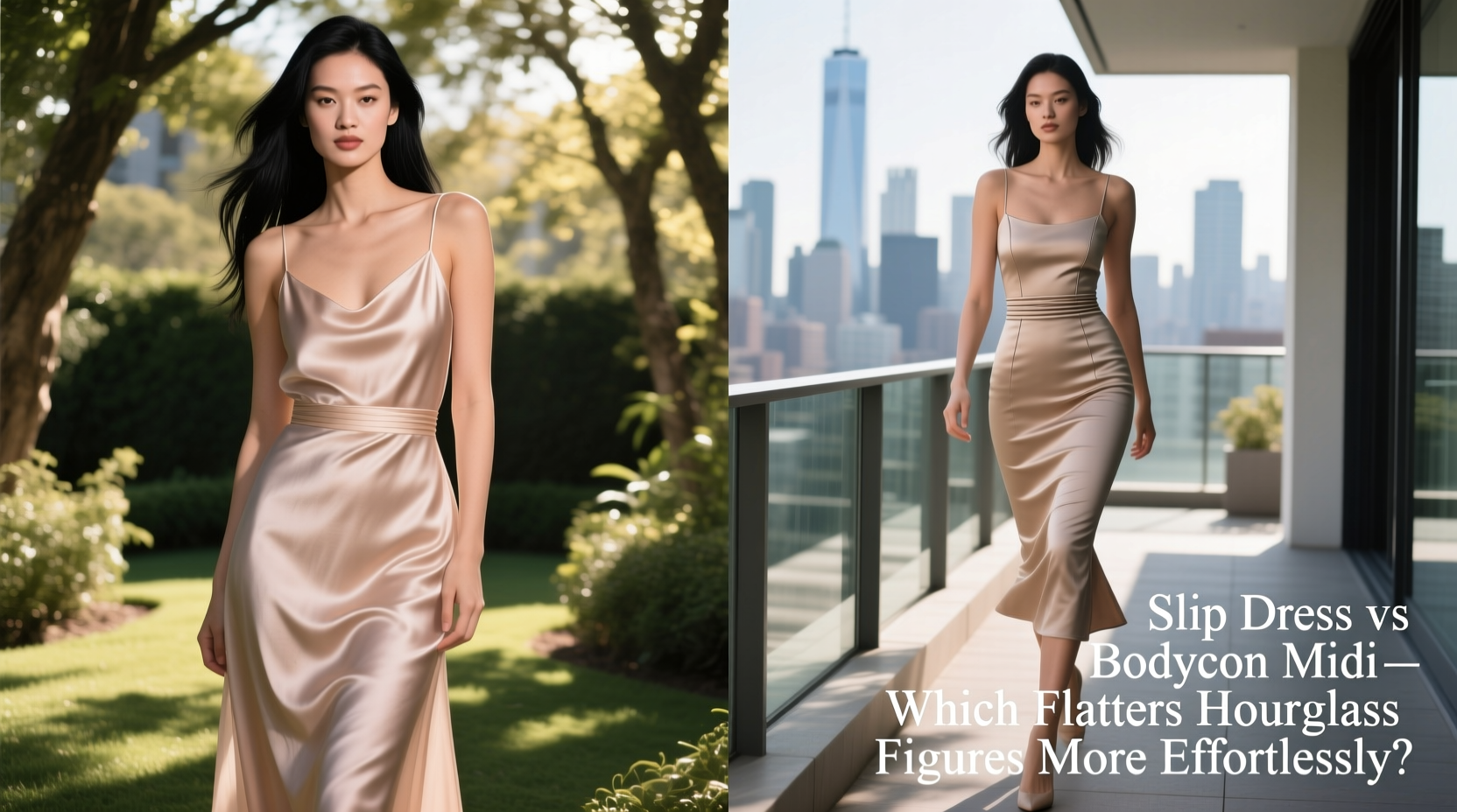 slip dresses vs bodycon midi which flatters hourglass figures more effortlessly