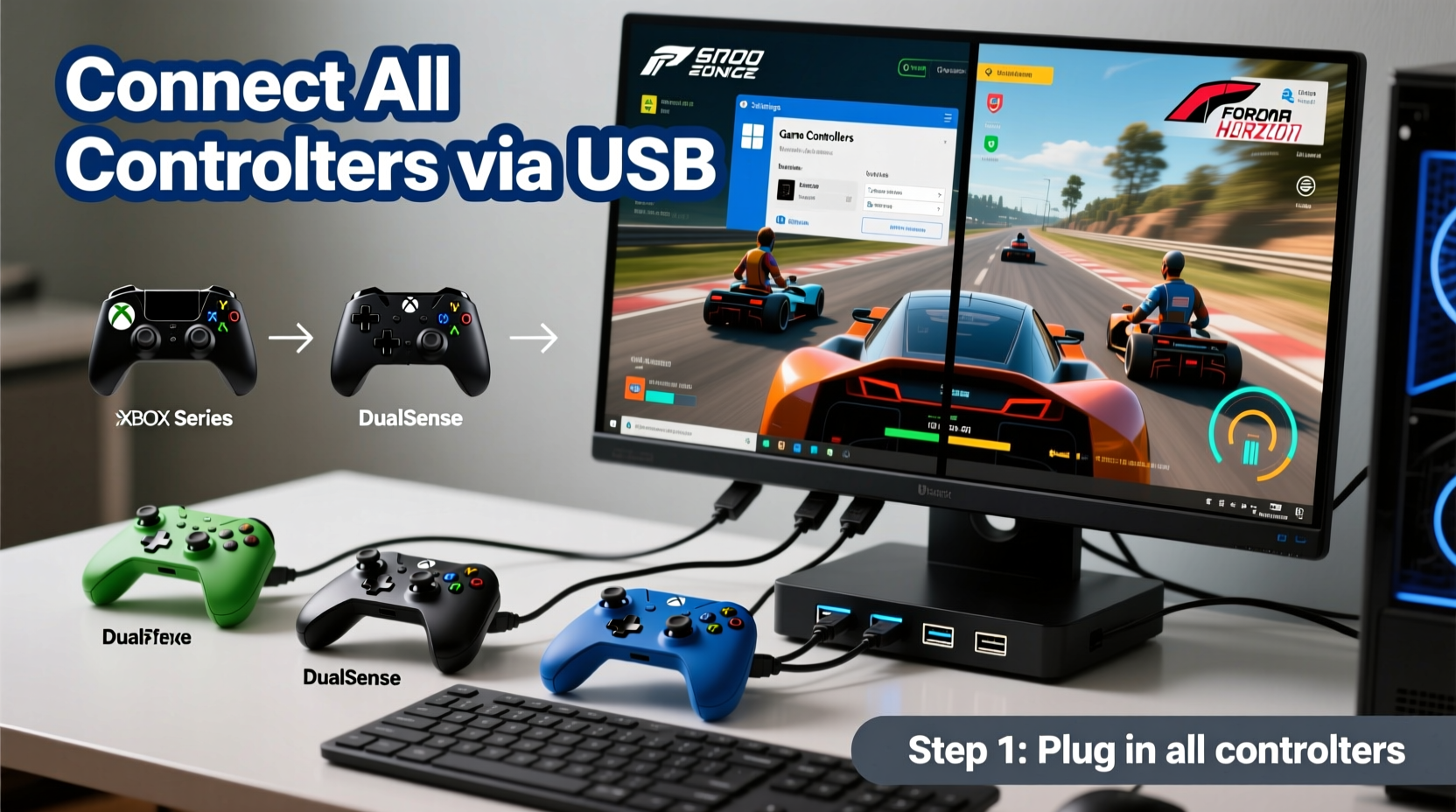 How To Connect Multiple Controllers To A Single Pc For Local Multiplayer