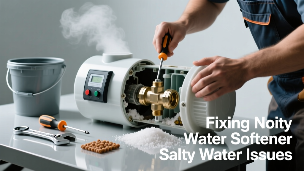 Fixing Noisy Water Softener Salty Water Issues