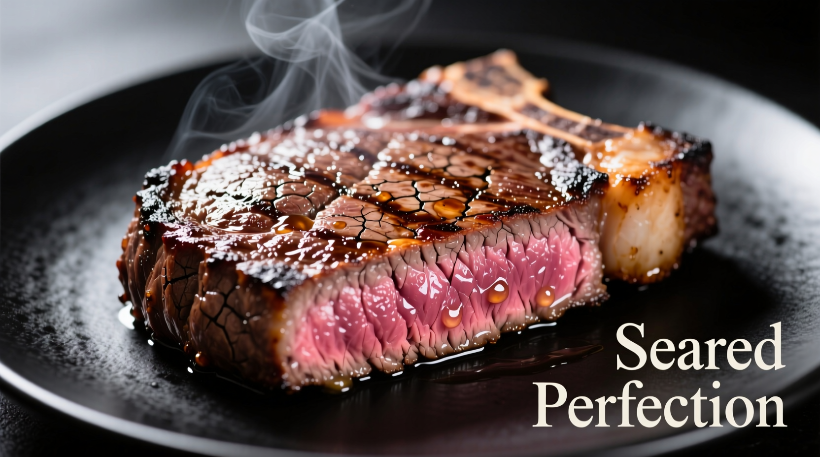 Perfectly seared flank steak with crust development