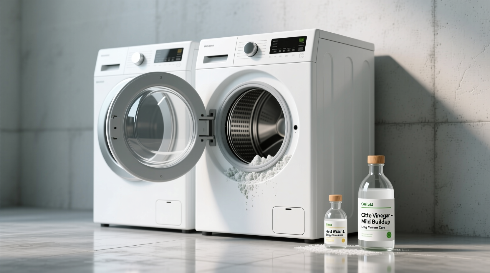 white vinegar vs citric acid for laundry descaling