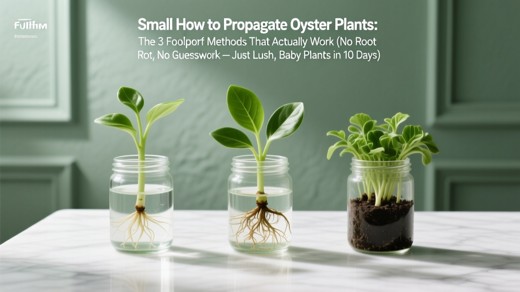 Oyster Plant Propagation: 3 Foolproof Methods (2026)