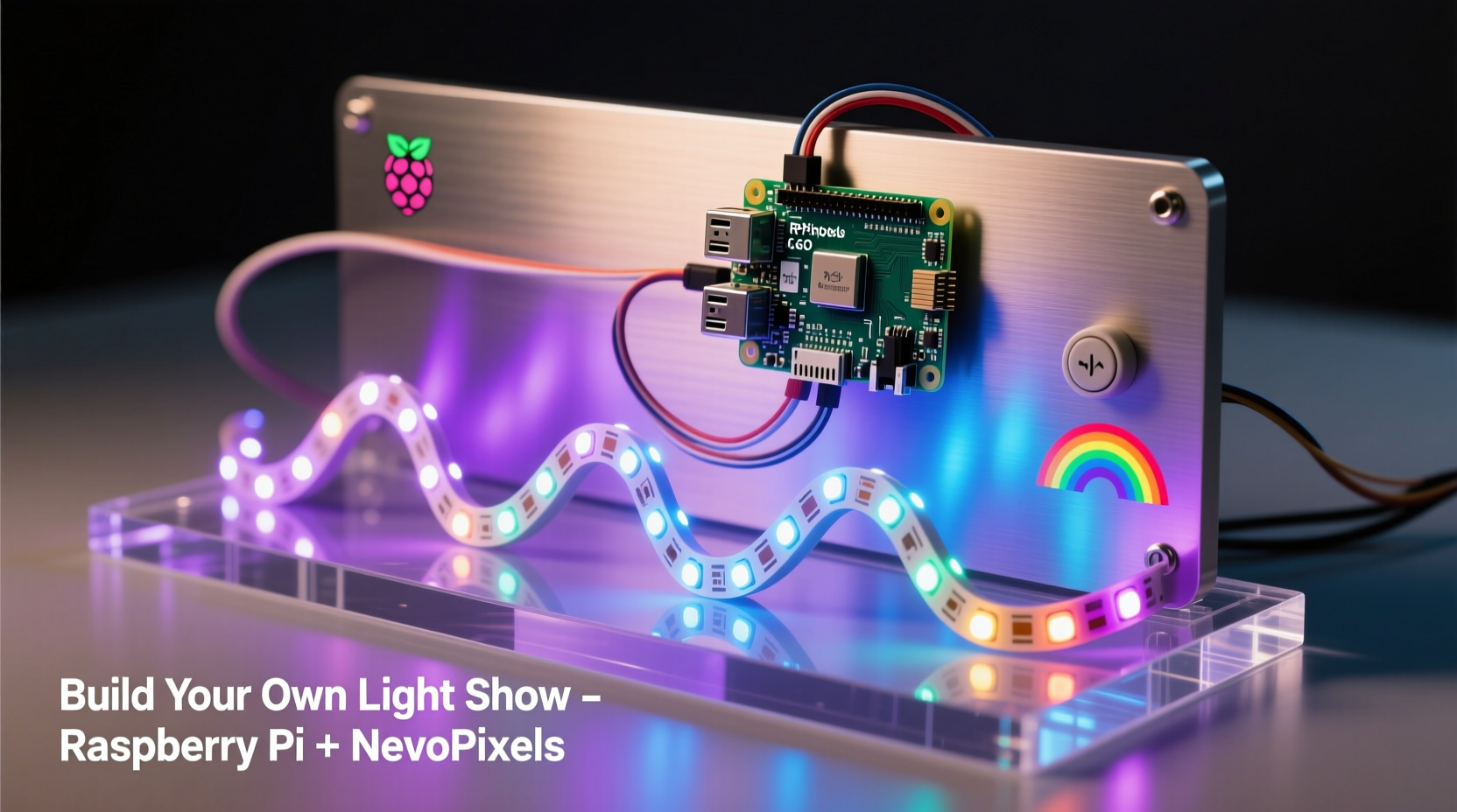 how to make your own programmable light show with raspberry pi and cheap leds