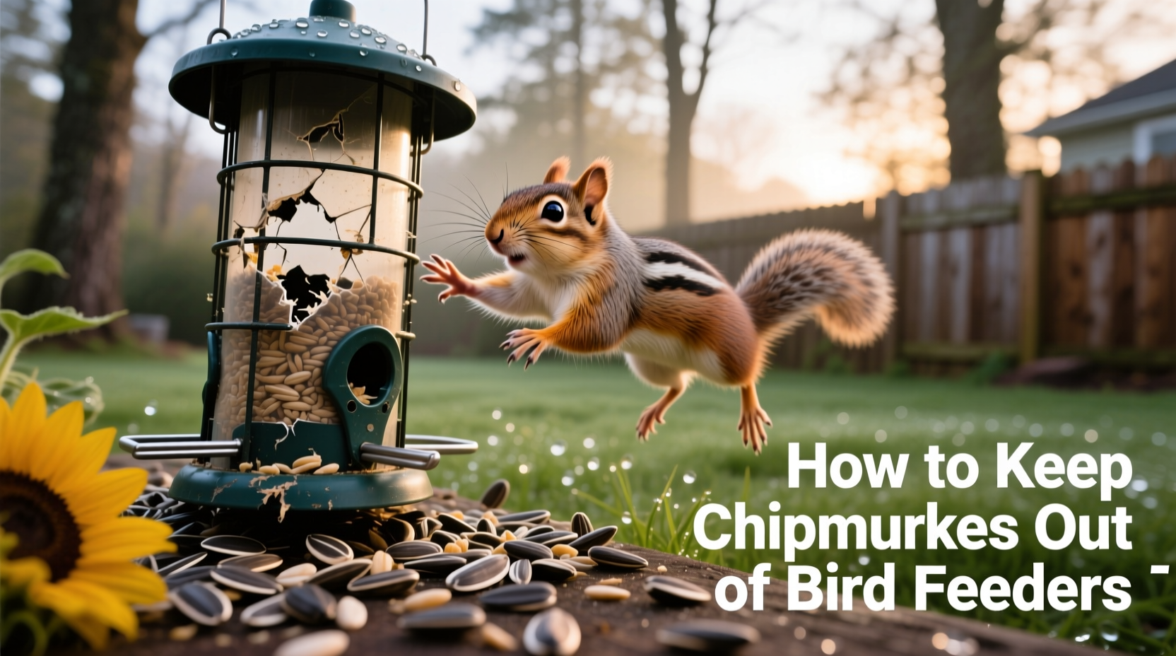How to Keep Chipmunks Out of Bird Feeders