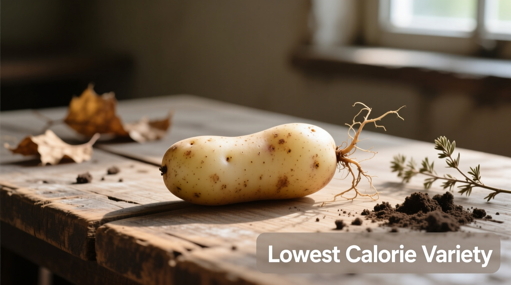 the potato variety with the fewest calories