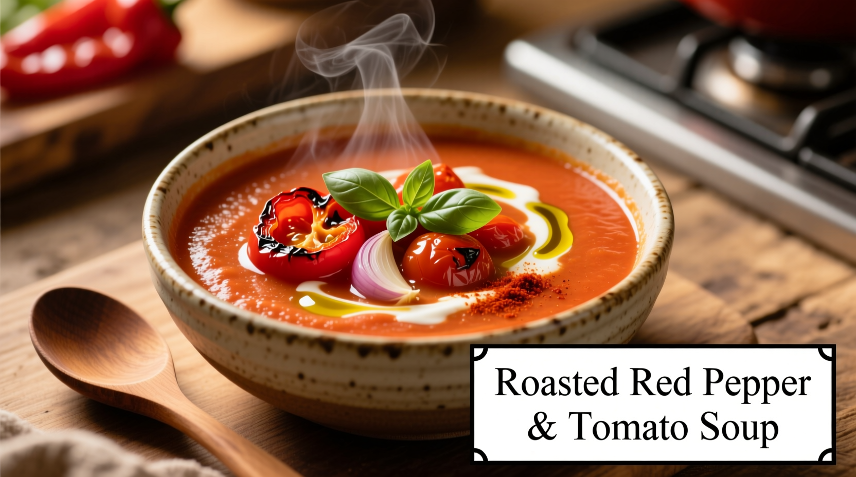 Perfect Roasted Red Pepper Tomato Soup Recipe in 45 Minutes