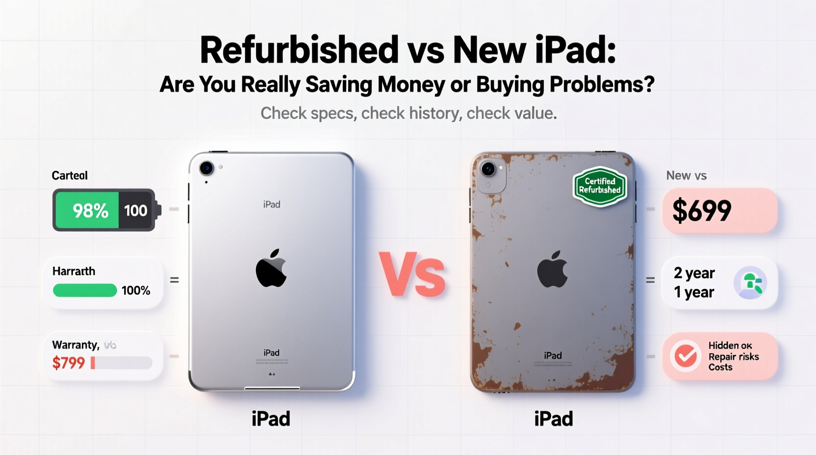 refurbished vs new ipad are you really saving money or buying problems