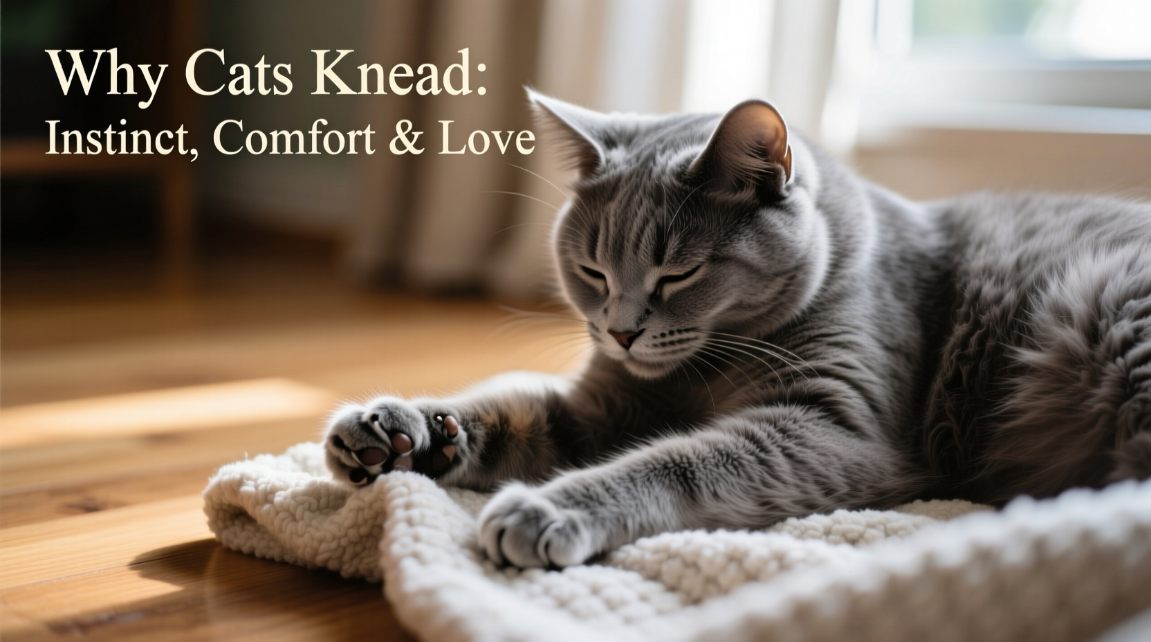 Why Does My Cat Knead Blankets Scientific Reasons And Affection Explained